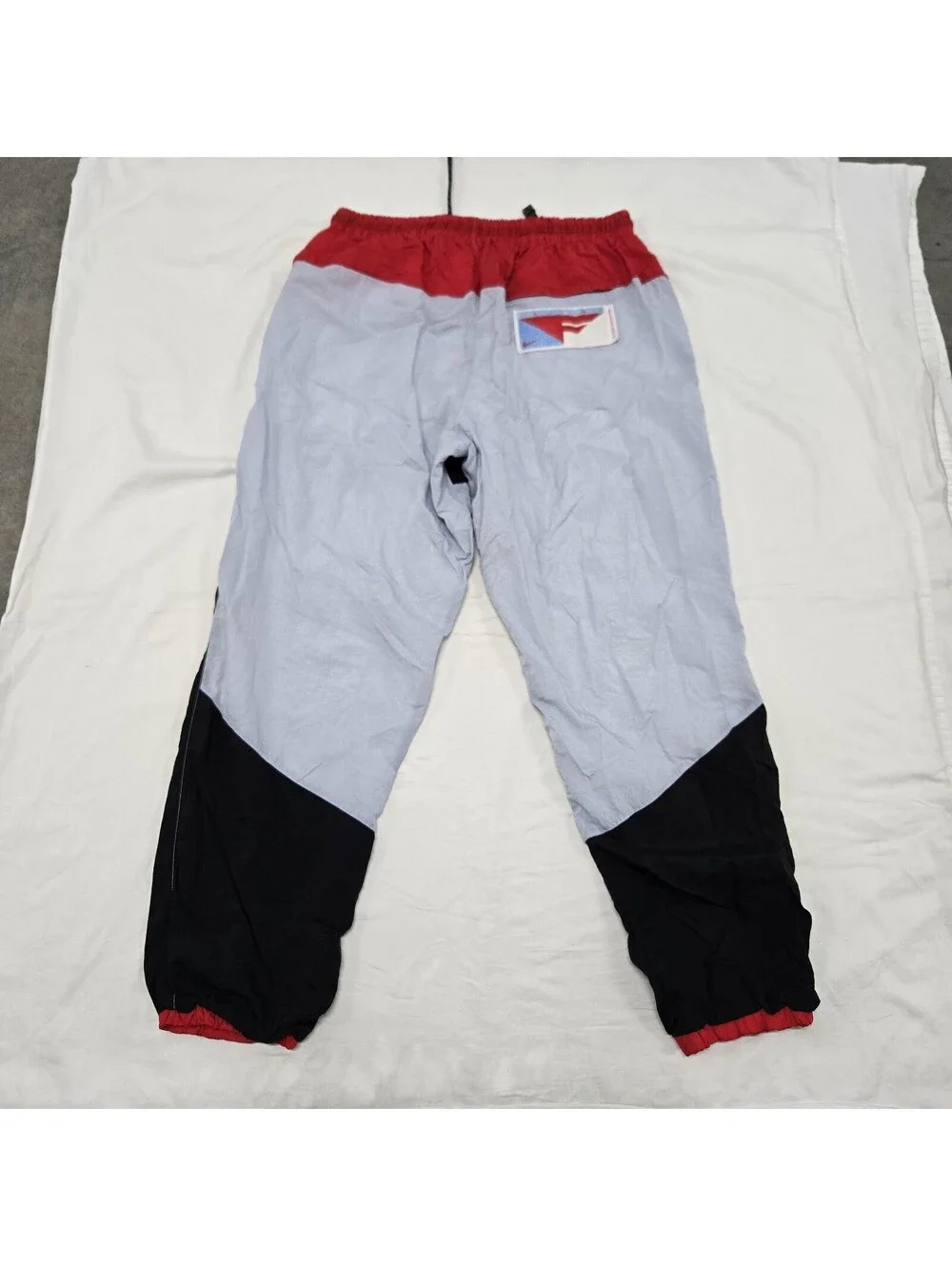 EUC Men's XL Nike Flight Series Colorblock Sweatpants Grey Black Red CN8512-436